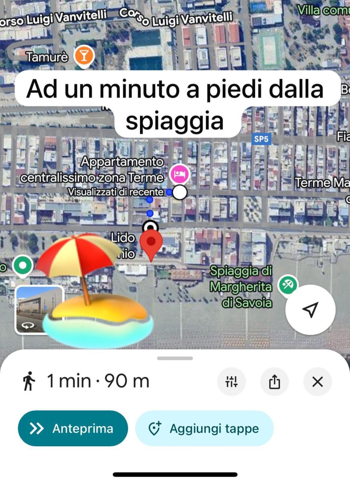 Appartamento Centralissimo Zona Terme Margherita Di Savoia Exterior foto